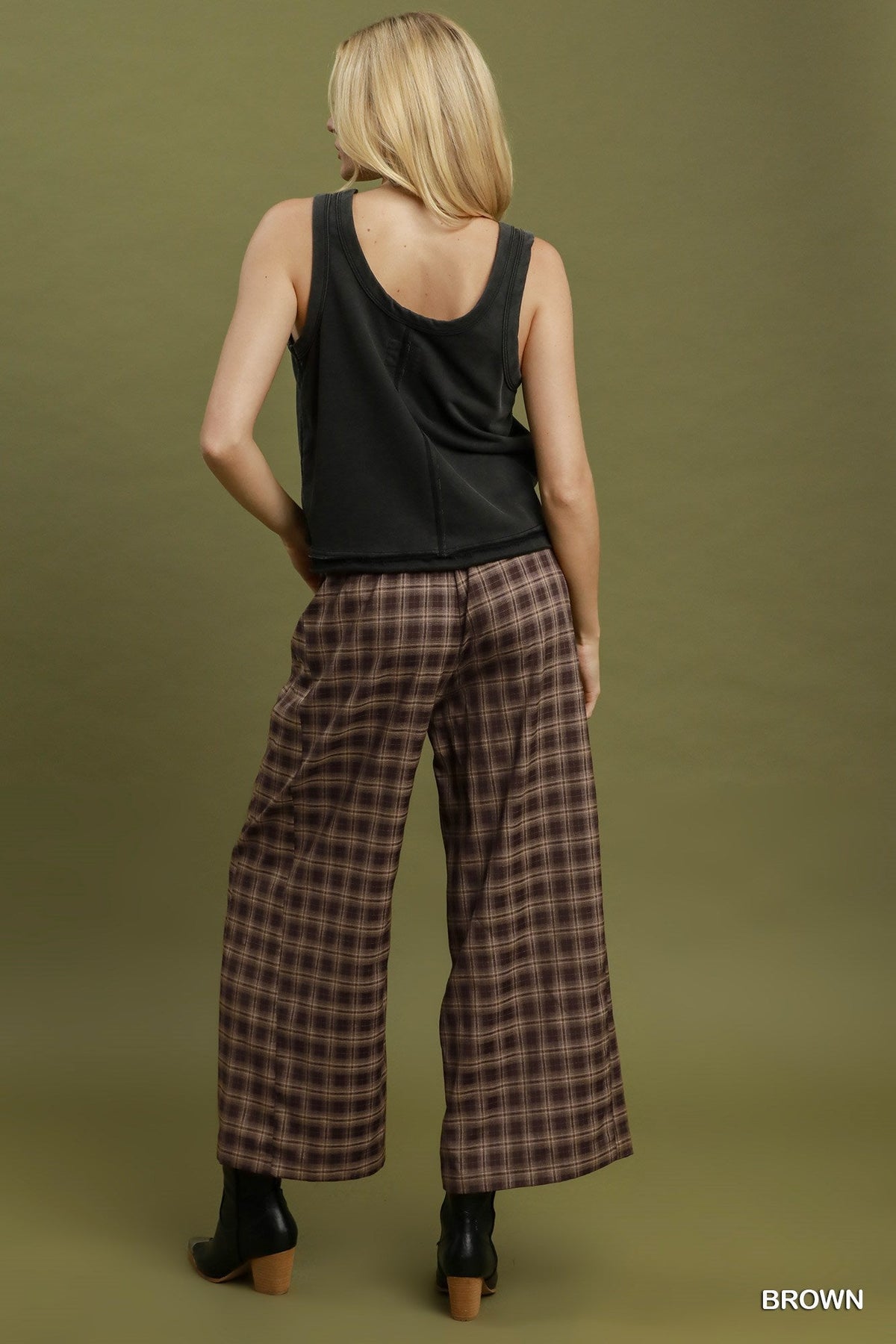 Twila Plaid Pants - She Chester