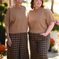 Twila Plaid Pants - She Chester