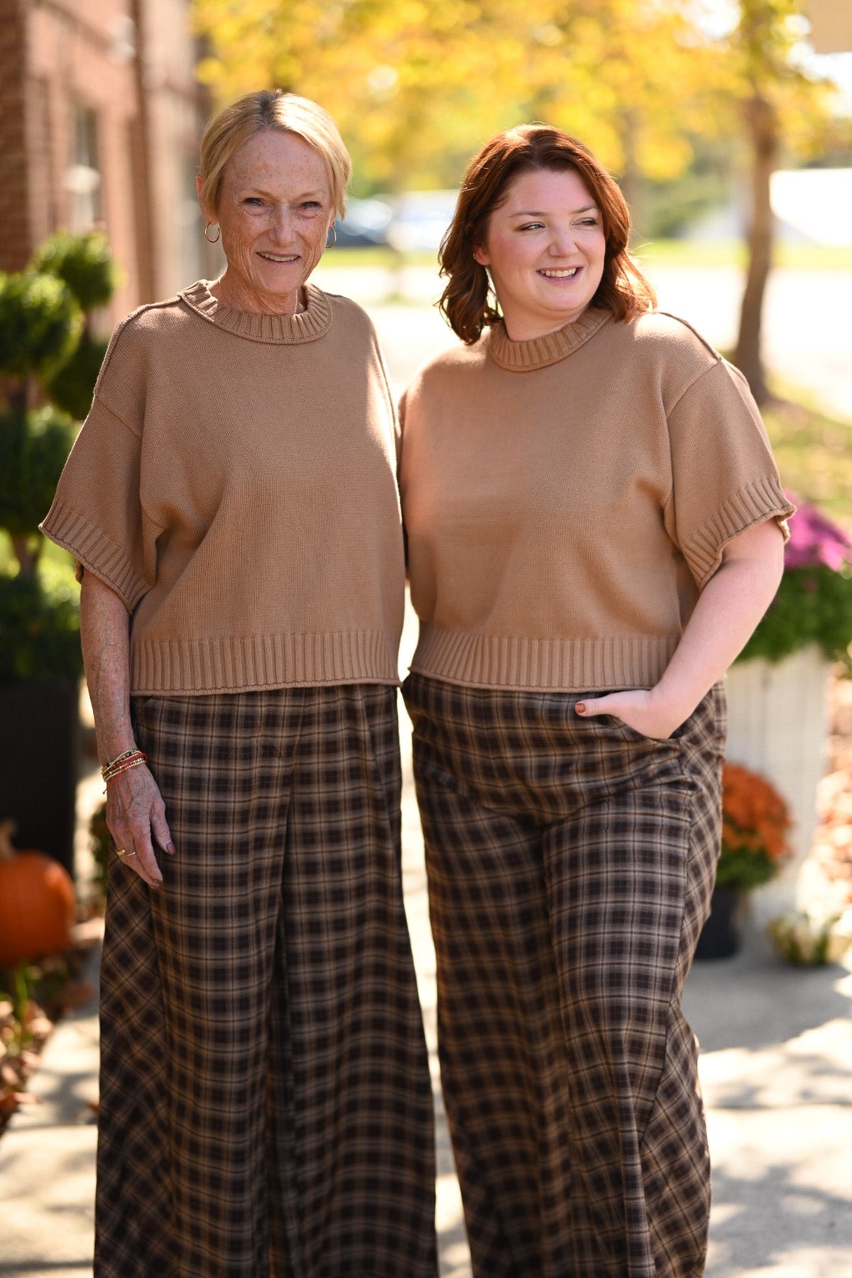 Twila Plaid Pants - She Chester