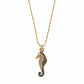 Twilight Waters Sea Horse Gold Necklace JM0012
