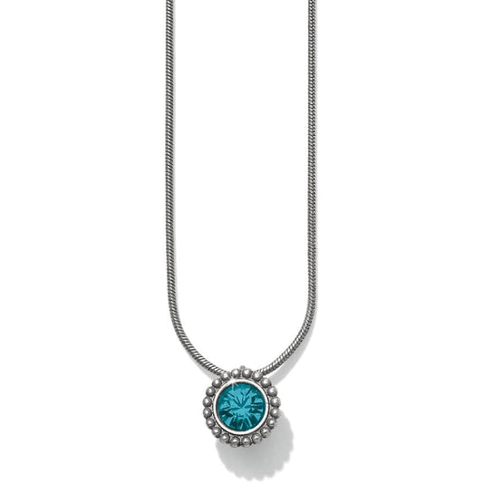 Twinkle Color Aquamarine Necklace - JL626H - She Chester