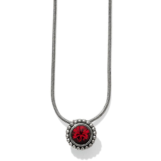 Twinkle Color Garnet Necklace - JL626J - She Chester