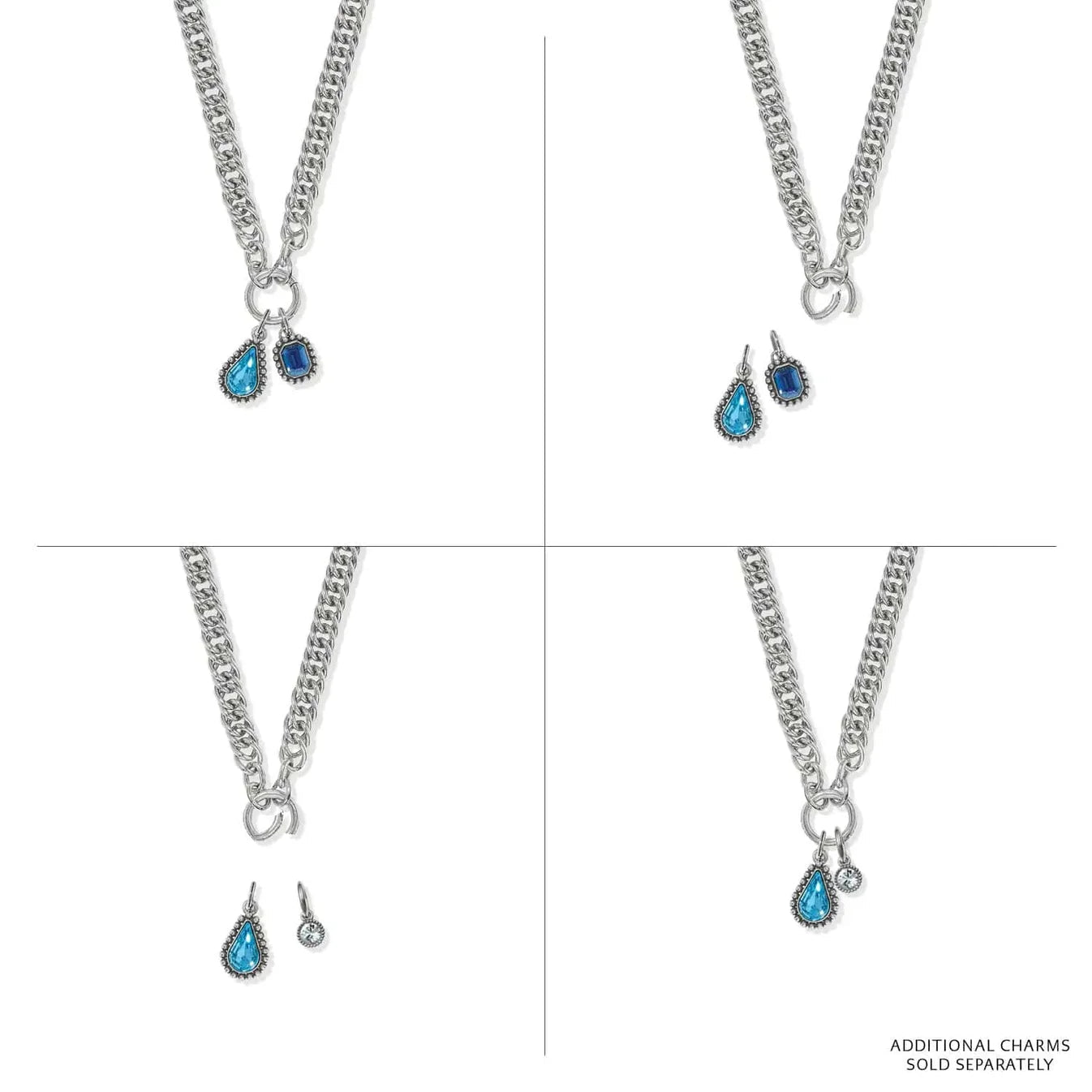 Twinkle Luxe Charm Link Necklace JM0301 - She Chester