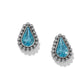 Twinkle Luxe Teardrop Post Earrings Blue JA0371 - She Chester