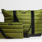 Green Puffer Triple Advisor 3 In 1 Travel Bag