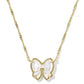 Haley Bow Gold Ivory MOP Necklace