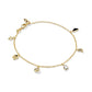 HALLOWEEN DELICATE CHAIN BRACELET GOLD MULTI MIX