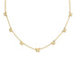 LILLIA BUTTERFLY ENAMEL STRAND NECKLACE GOLD PINK ENAMEL