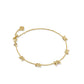 LILLIA BUTTERFLY ENAMEL DELICATE CHAIN BRACELET GOLD PINK ENAMEL