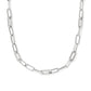 BELLA CHAIN NECKLACE SILVER WHITE CZ