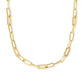BELLA CHAIN NECKLACE GOLD WHITE CZ
