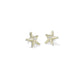 PARKER STARFISH STUD EARRINGS SILVER NATURAL MOTHER OF PEARL