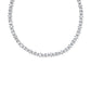 FATE TENNIS NECKLACE - SILVER WHITE CZ