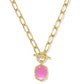 Daphne Link Chain Necklace Gold Azalea Illusion
