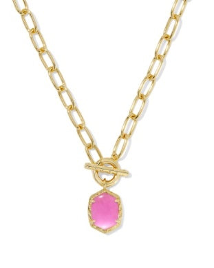 Daphne Link Chain Necklace Gold Azalea Illusion