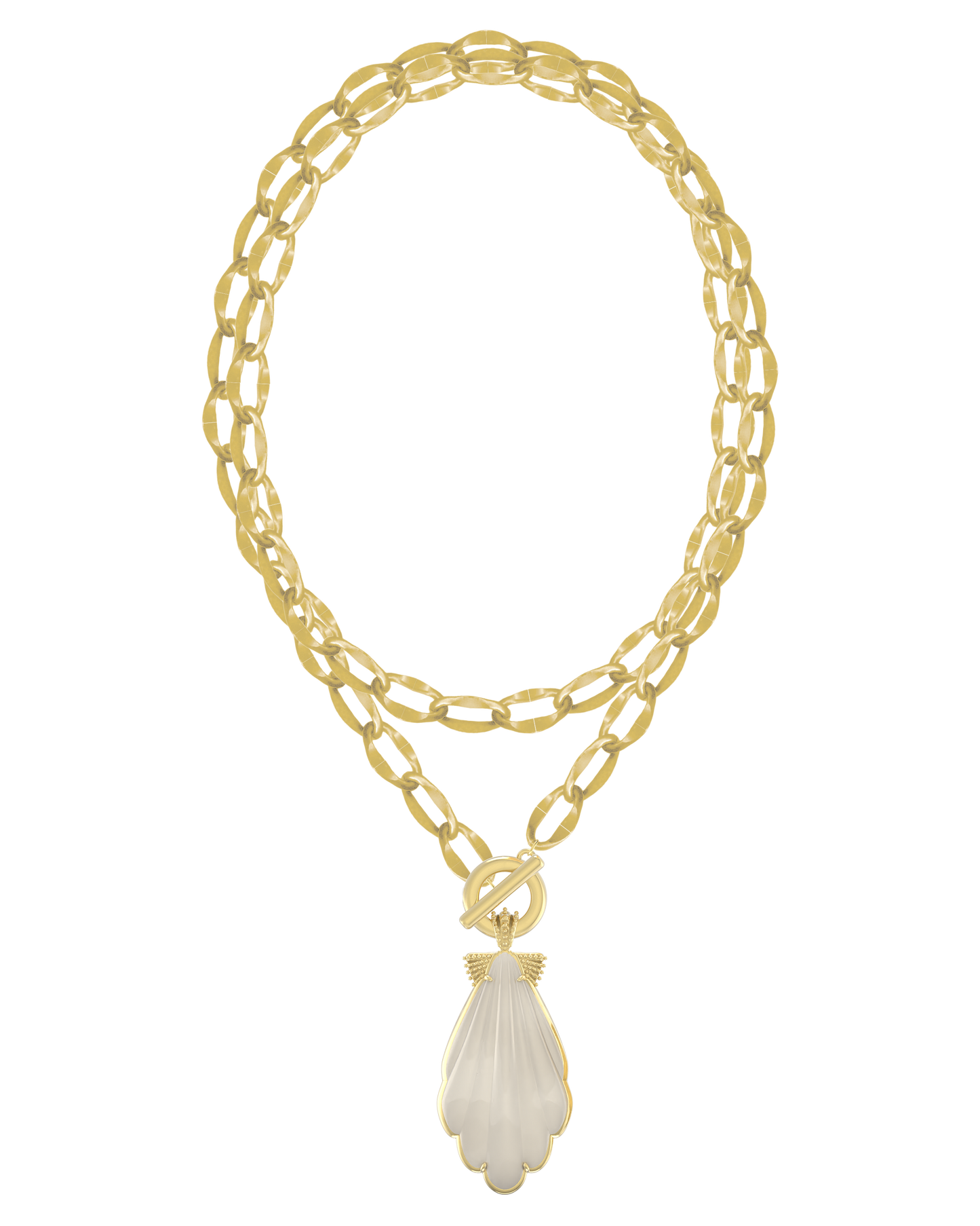 Alexa Vintage Gold Statement Necklace