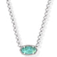 Elisa Beaded Necklace Rhodium Bright Illusion