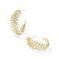 Kayla Hoop Earring Gold Metal