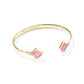 Joelle Cuff Bracelet Gold Azalea Illusion