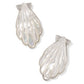 ALEXA STATEMENT EARRINGS VINTAGE SILVER IVORY MOTHER OF PEARL