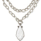 Alexa Vintage Silver Statement Necklace