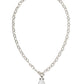 Alexa Vintage Silver Statement Necklace