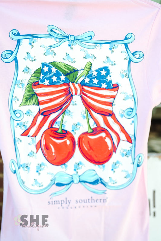 USA Cherries Tee - She Chester