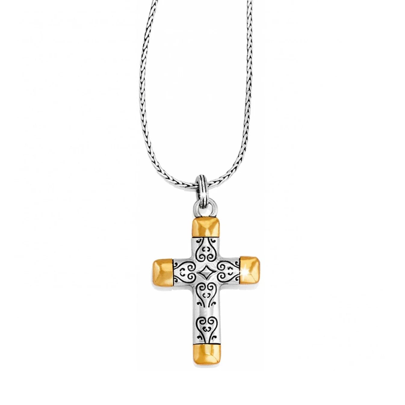 Venezia Reversible Large Cross Necklace JL0591 - She Chester