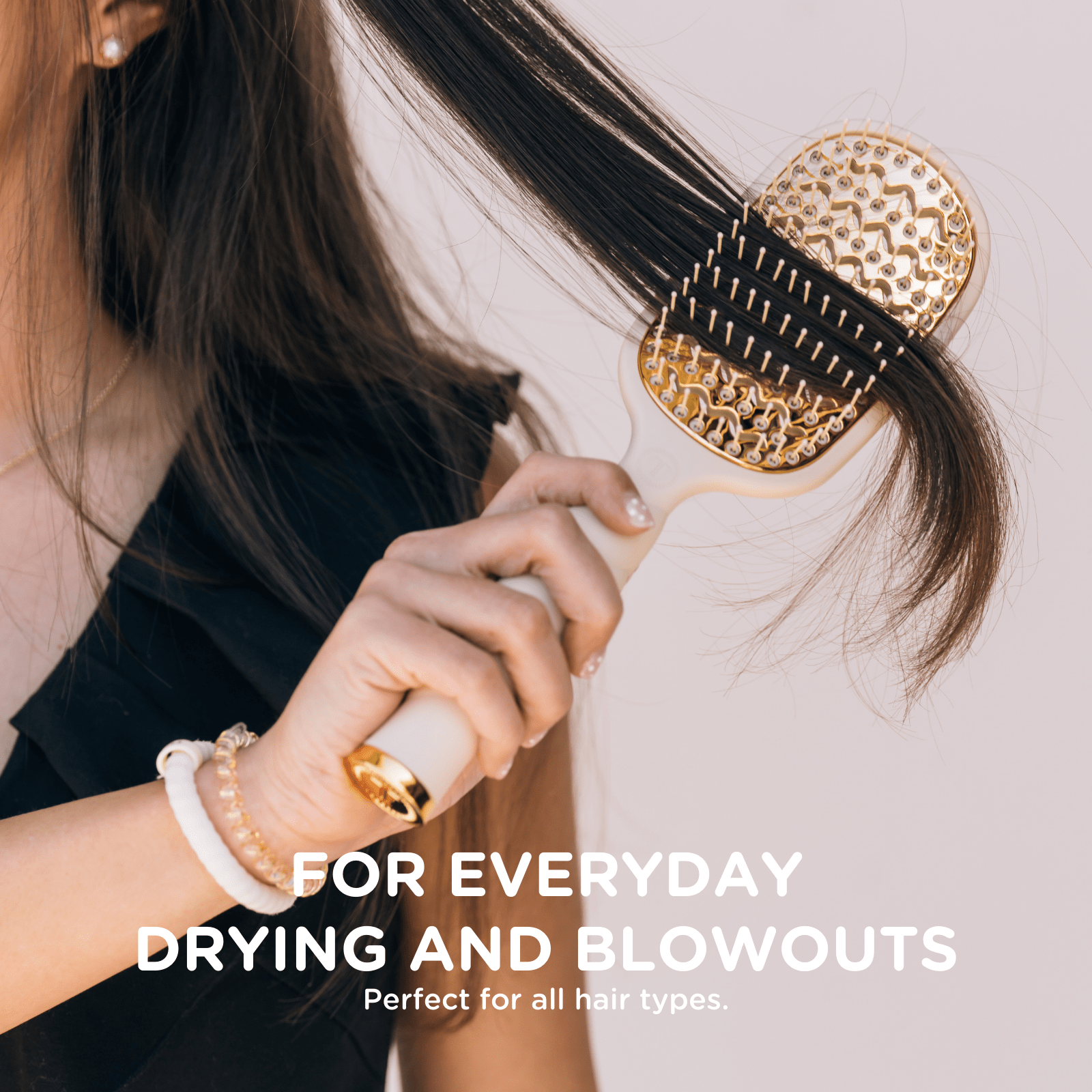 Vented Hair Brush | Tan - She Chester