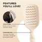 Vented Hair Brush | Tan - She Chester