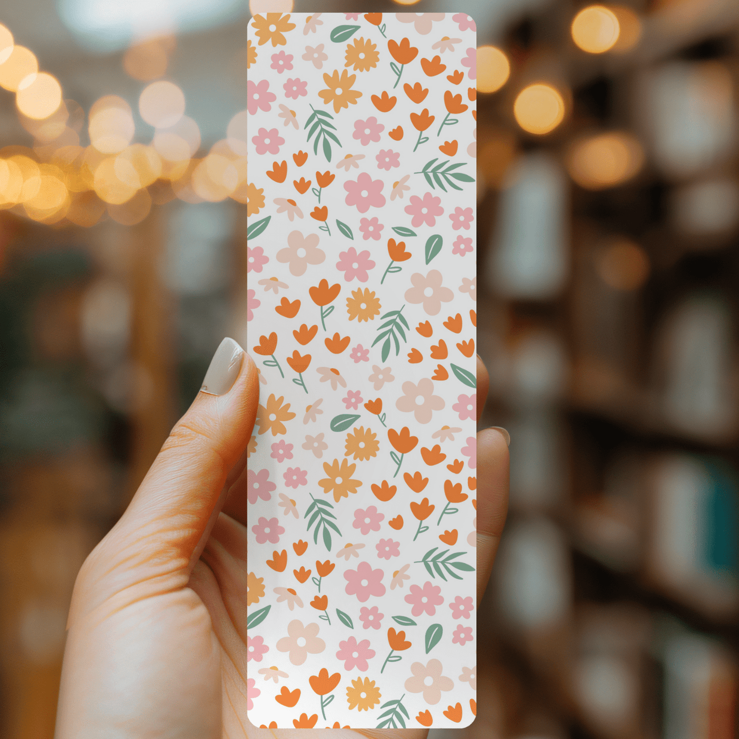 Vintage Floral Bookmark | Soft Matte Laminated  - She Chester
