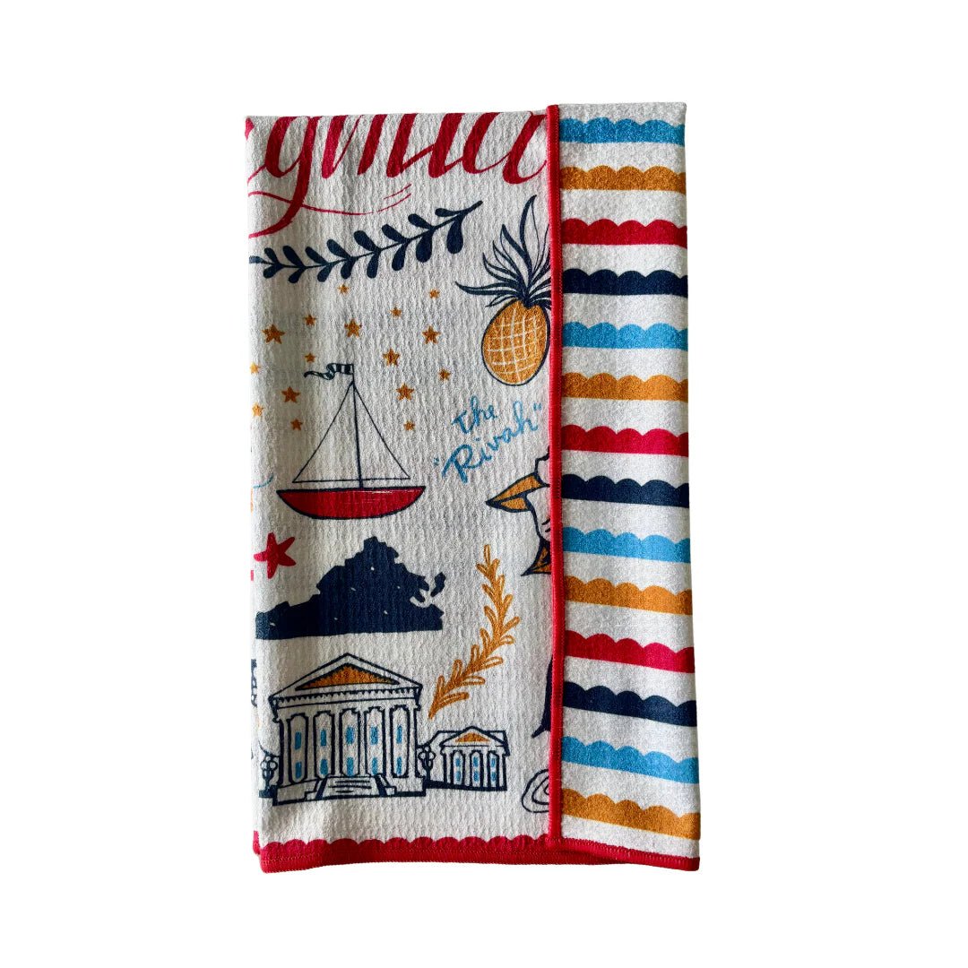 Virginia Love Tea Towel - She Chester