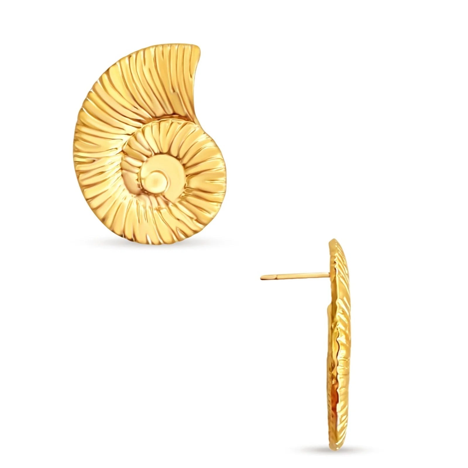 Vittoria Oversized Shell Earring - She Chester
