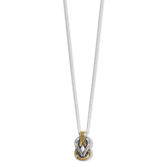 Interlok Harmony Two Tone Petite Necklace - JM7536