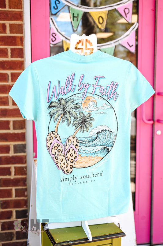 Walk by Faith Beach Tee - She Chester