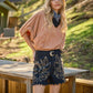Washed Boot Stitch Oversized Tee - She Chester