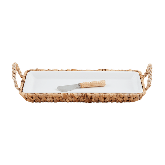 Water Hyacinth Hostess Tray - She Chester