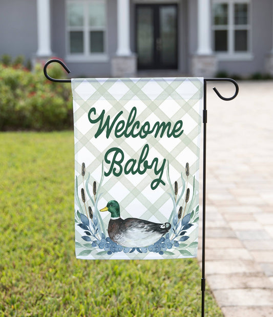 Welcome Baby One Duck: 12" x 18" - She Chester