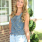 Western Buckle Strap Top - She Chester