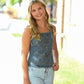 Western Buckle Strap Top - She Chester
