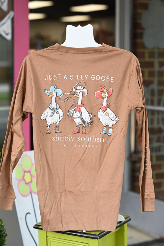 Western Silly Goose LS Tee - She Chester
