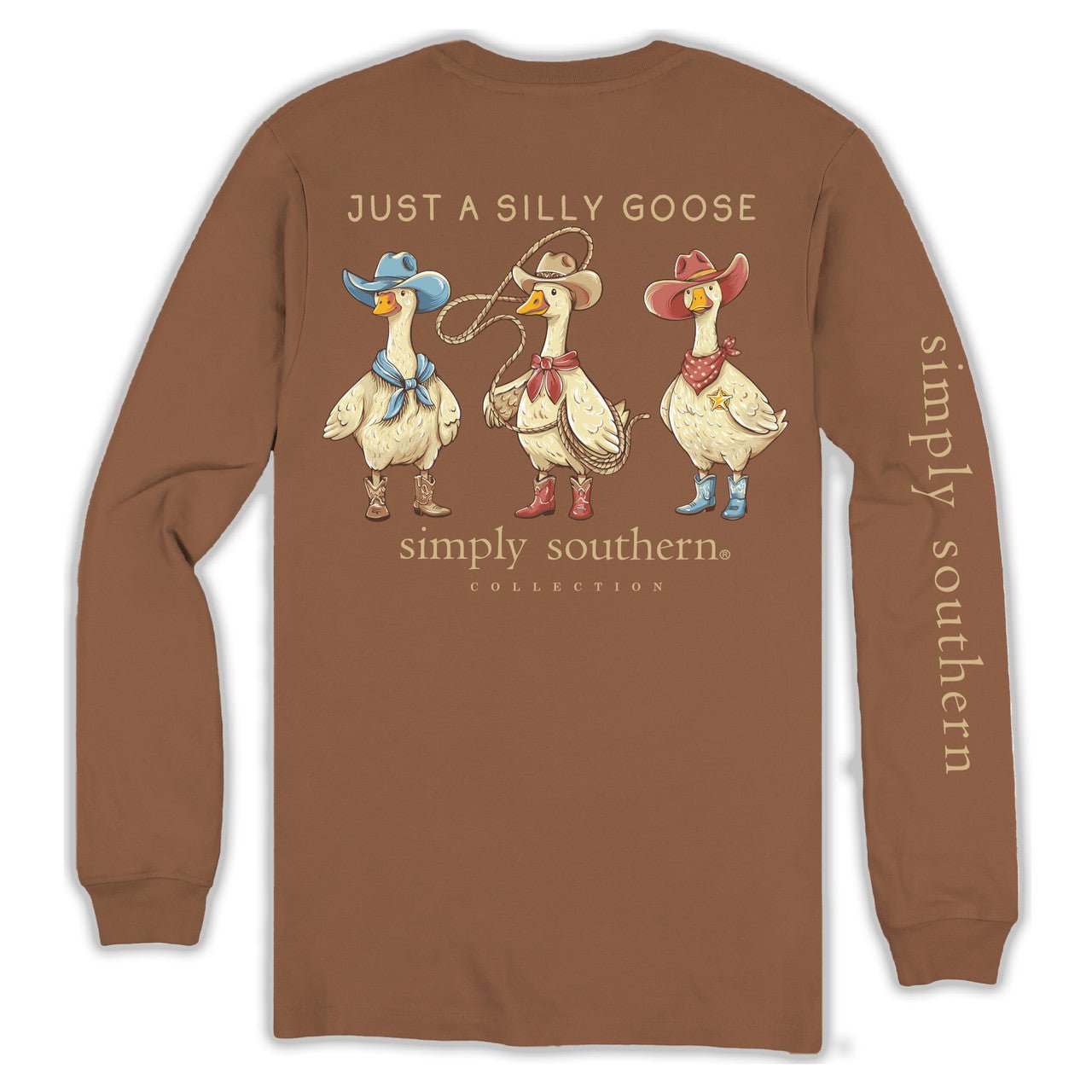 Western Silly Goose LS Tee - She Chester