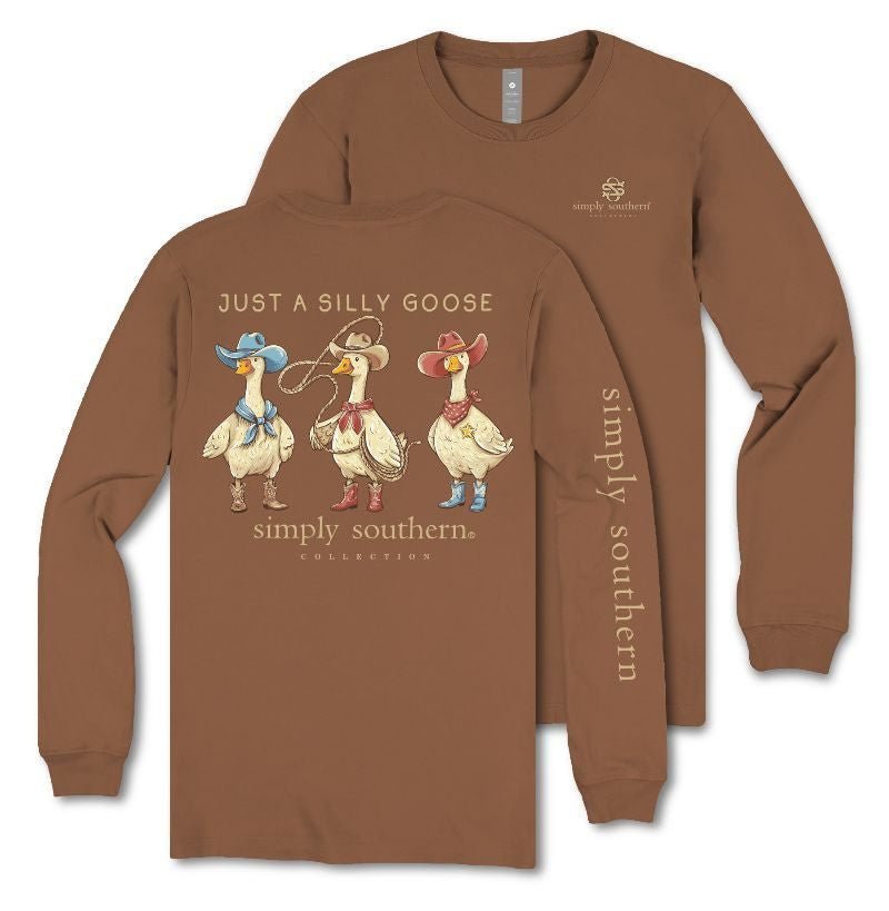 Western Silly Goose LS Tee - She Chester
