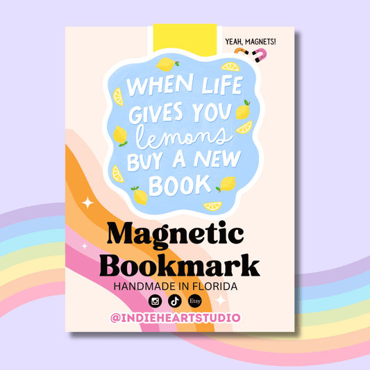 When Life Gives You Lemons | Magnetic Bookmark   - She Chester