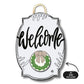 White Bloom Welcome Sign - She Chester
