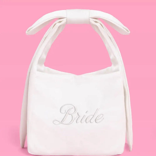 White Bow Purse - She Chester