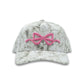 White Camo Bow Hat - She Chester