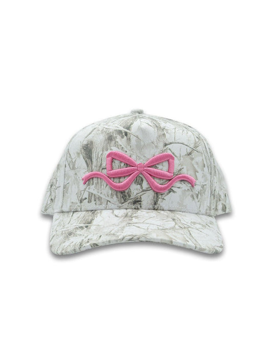 White Camo Bow Hat - She Chester