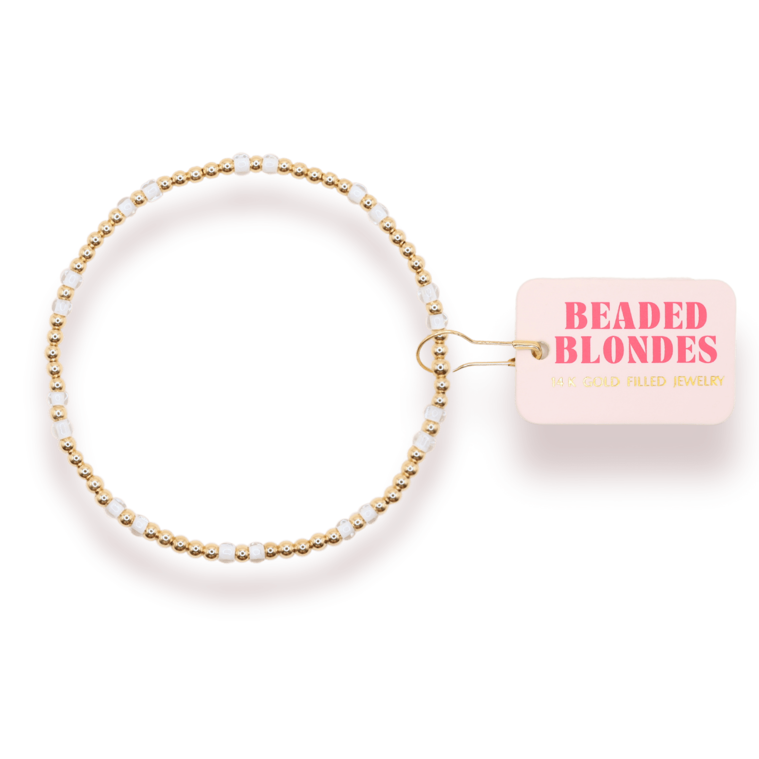 White Hazel Bracelet: Standard 6.75 inch - She Chester