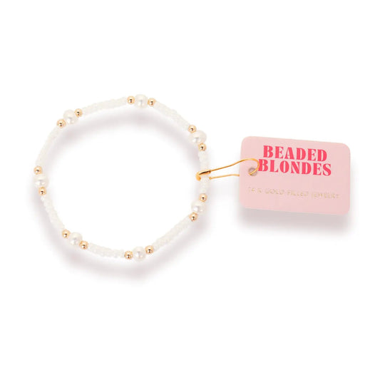 White Luster Bracelet - She Chester
